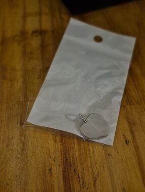 Plunder Silver Heart Charm Pendant - Silver